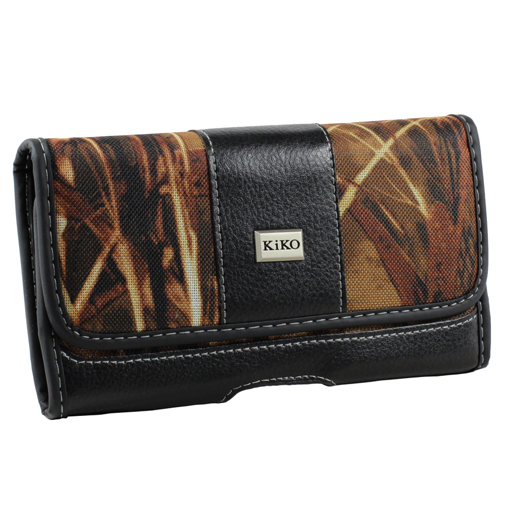 Extendable Horizontal Deluxe Camouflage Belt Clip POUCH Curve Large 21 Fits iPhone 13 and more